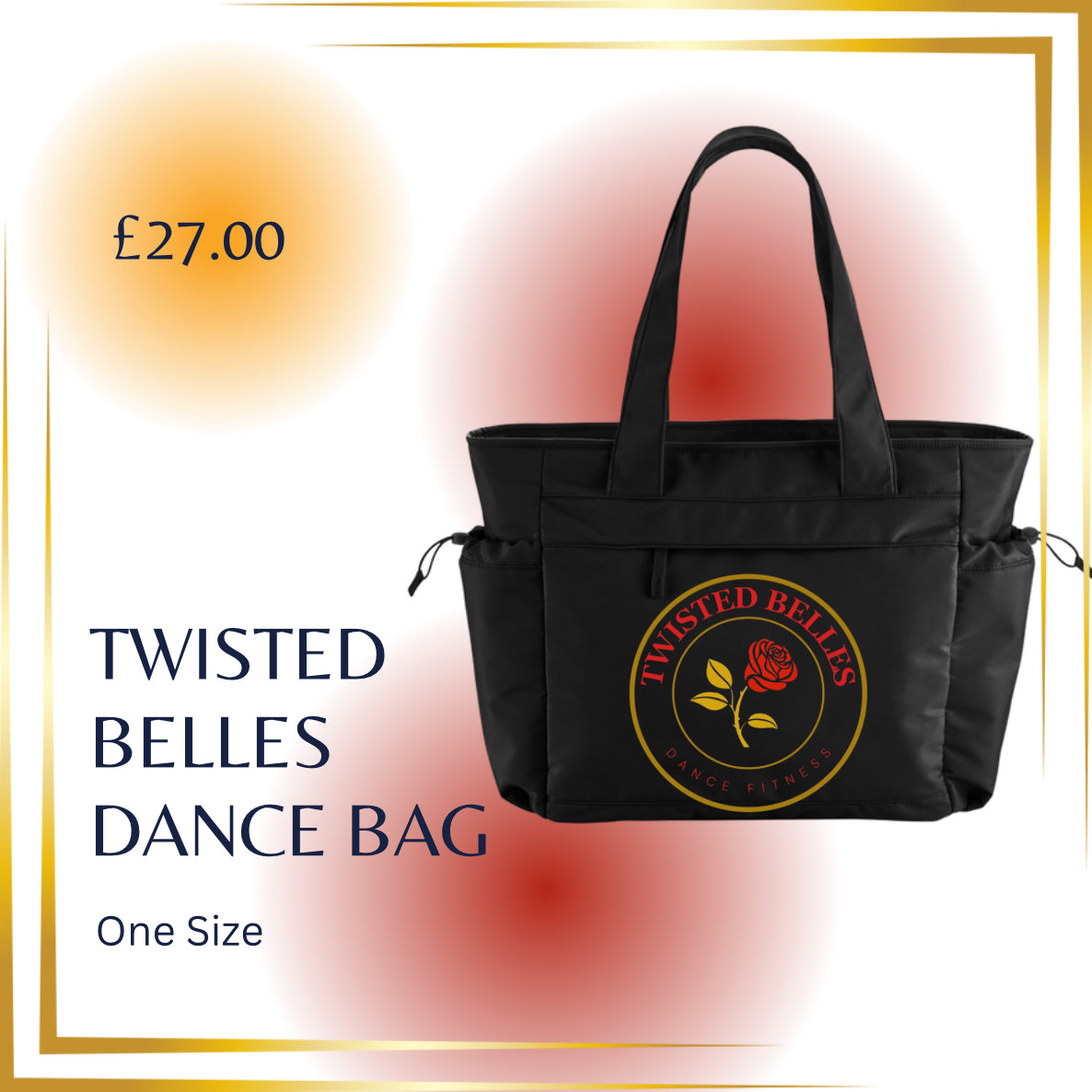 TWISTED BELLES DANCE BAG