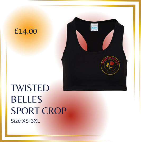 TWISTED BELLES SPORTS CROP