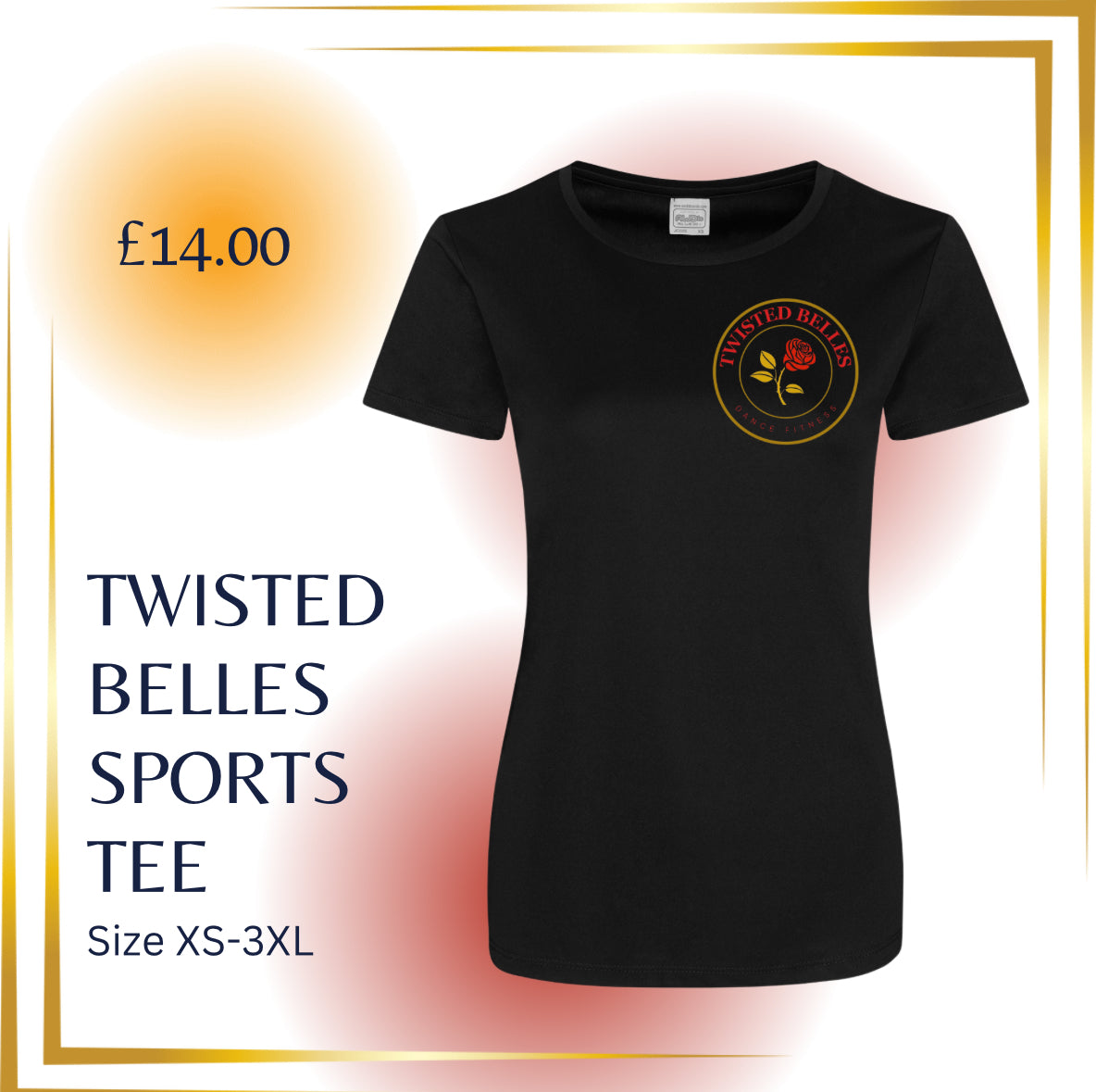 TWISTED BELLES SPORTS TEE
