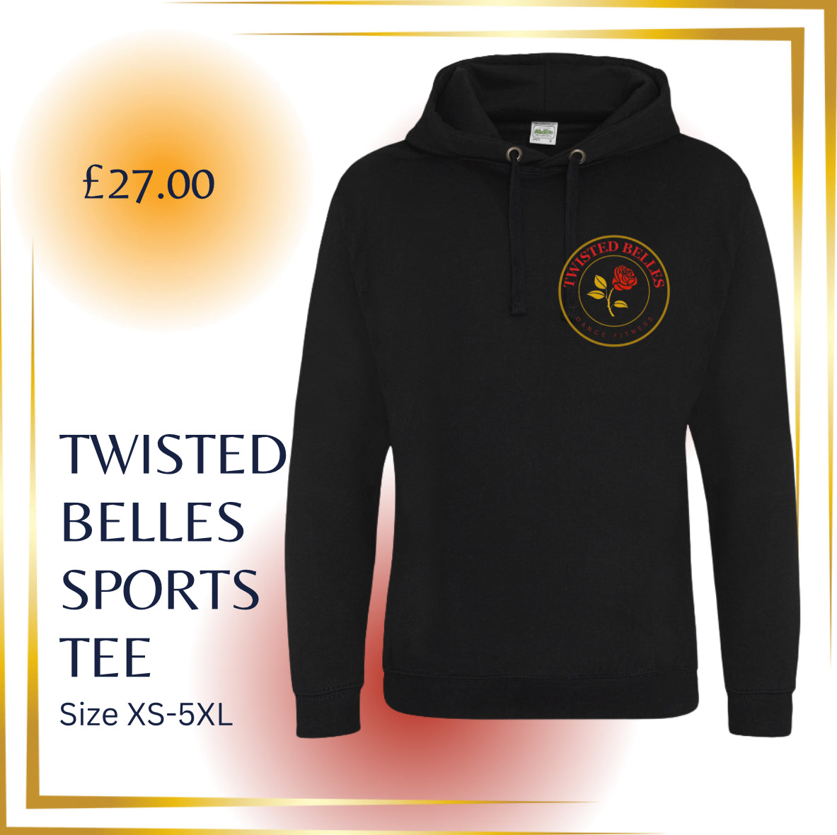 TWISTED BELLES SPORTS PULL ON HOODY